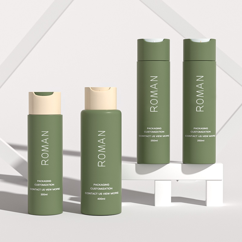 100 ml 200 ml 250 ml 500 ml kozmetické balenie Plastová fľaša na šampón pre domáce zvieratá Fľaša na mlieko s uzáverom