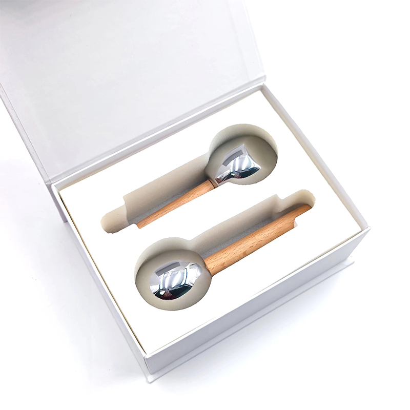 Krása na stiahnutie kožných pórov 2ks Nástroje na valček na tvár Ľadová masážna masáž s ľadovými vlnami Krása na stiahnutie kožných pórov 2ks Nástroje na valček na tvár Ľadová masážna masáž s ľadovými vlnami