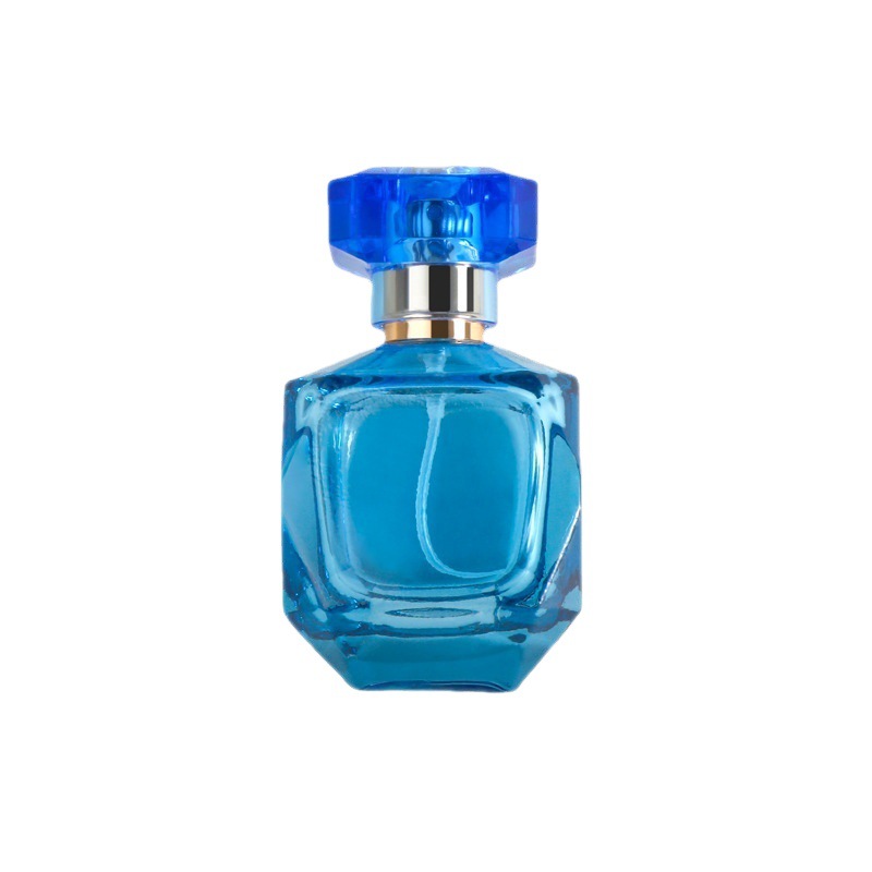 Modré prázdne sklenené fľaše na parfumy Balenie sklenená fľaša