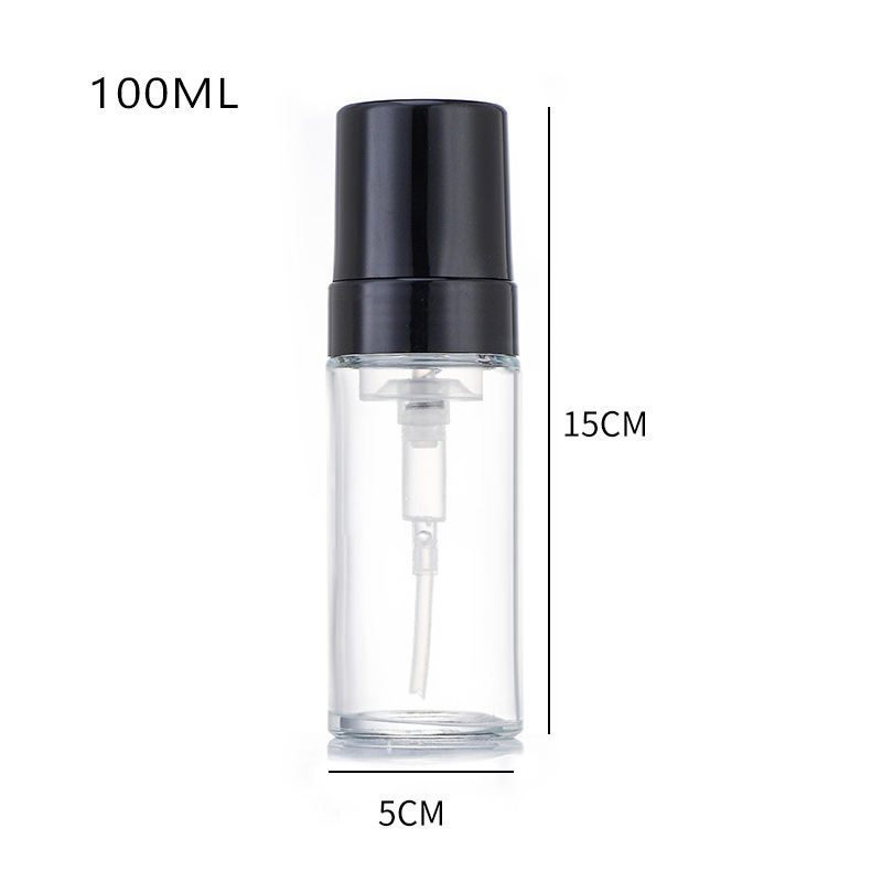 Prázdna sklenená fľaša s penovou pumpou Číra matná fľaša na penové mydlo na ruky Prázdna sklenená fľaša s penovou pumpou Číra matná fľaša na penové mydlo na ruky