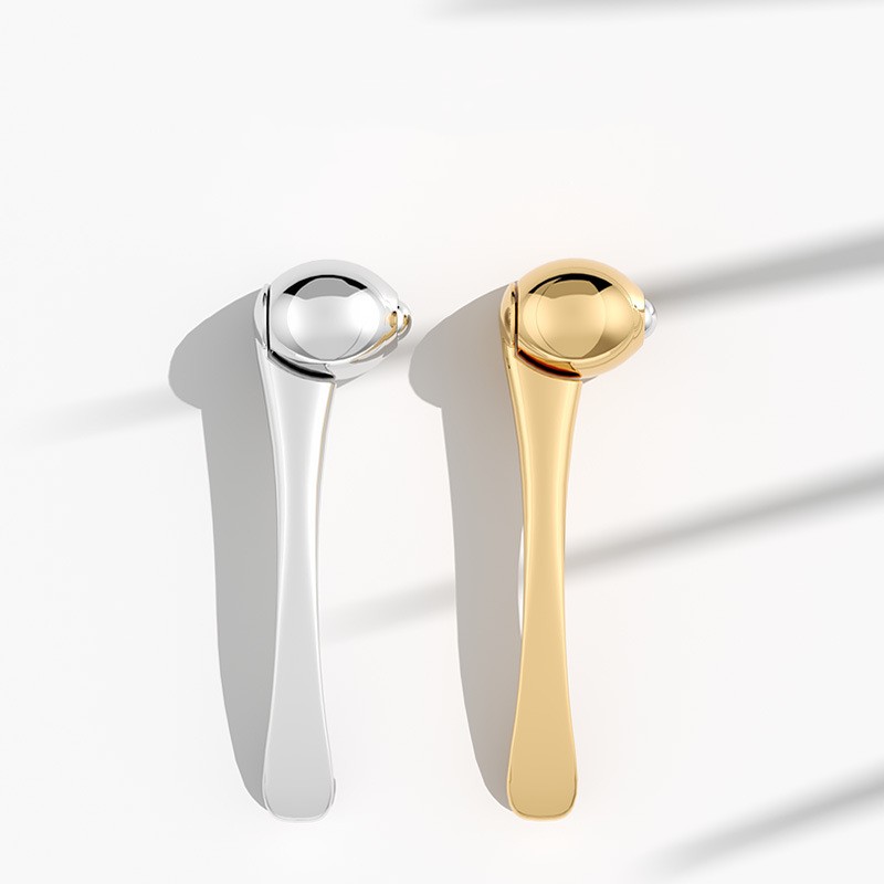 Očný valček na masážnu tyčinku Aplikátor na očný krém Kozmetické špachtle Lyžica na tvár proti vráskam Nástroj na starostlivosť o tvár zo zliatiny zlata Očný valček na masážnu tyčinku Aplikátor na očný krém Kozmetické špachtle Lyžica na tvár proti vráskam Nástroj na starostlivosť o tvár zo zliatiny zlata