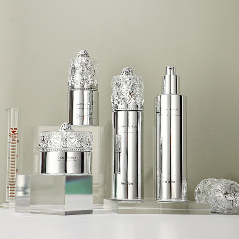 Logo Fľaštičky s mliečnym mliekom na tvár Maska na tvár Balenie Nádoba na krém na tvár Sklenená fľaša