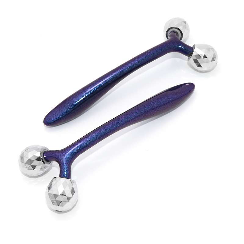 3D masážny kozmetický skrášľovací bar v tvare písmena Y Ručný lifting tváre proti starnutiu pleti 24k zlatý kovový valček na tvár 3D masážny kozmetický skrášľovací bar v tvare písmena Y Ručný lifting tváre proti starnutiu pleti 24k zlatý kovový valček na tvár