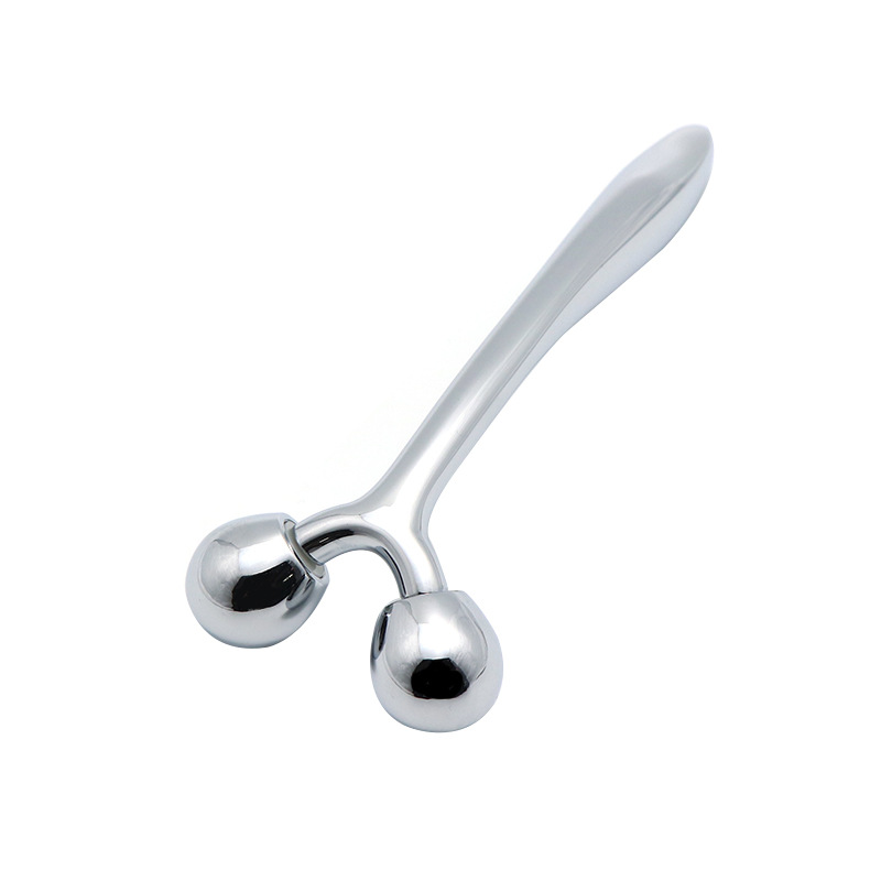 3D masážny kozmetický skrášľovací bar v tvare písmena Y Ručný lifting tváre proti starnutiu pleti 24k zlatý kovový valček na tvár 3D masážny kozmetický skrášľovací bar v tvare písmena Y Ručný lifting tváre proti starnutiu pleti 24k zlatý kovový valček na tvár