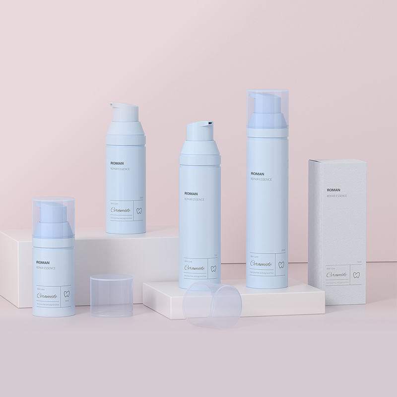 Fľaša Airless Pump for Face Cream Cosmetic Spf Nádoba na opaľovací krém na krém Vysoko kvalitné kozmetické balenie