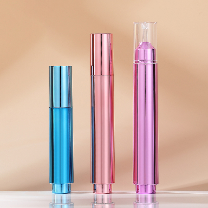 5 ml 10 ml 15 ml Airless sérová pumpa Fľaštička s injekčnou striekačkou Plastová fľaštička s pleťovou vodou v tvare ampulky na starostlivosť o pleť Čistiaci očný krém na tvár