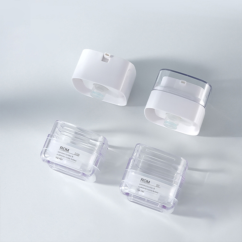 Nádoba na kozmetický bieliaci krém Ailess 50g štvorcová nádoba Square Cut Corners Fľaša na krém na tvár 30g Detská nádoba na krém na tvár Airless Nádoba na kozmetický bieliaci krém Ailess 50g štvorcová nádoba Square Cut Corners Fľaša na krém na tvár 30g Detská nádoba na krém na tvár Airless