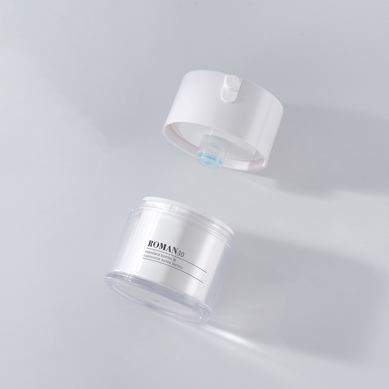 Prázdne plastové kozmetické balenie na tvár 15 ml 30 ml 50 ml tégliky s pumpičkou bez vzduchu Plastové poháre na očný krém s matným sérom Prázdne plastové kozmetické balenie na tvár 15 ml 30 ml 50 ml tégliky s pumpičkou bez vzduchu Plastové poháre na očný krém s matným sérom