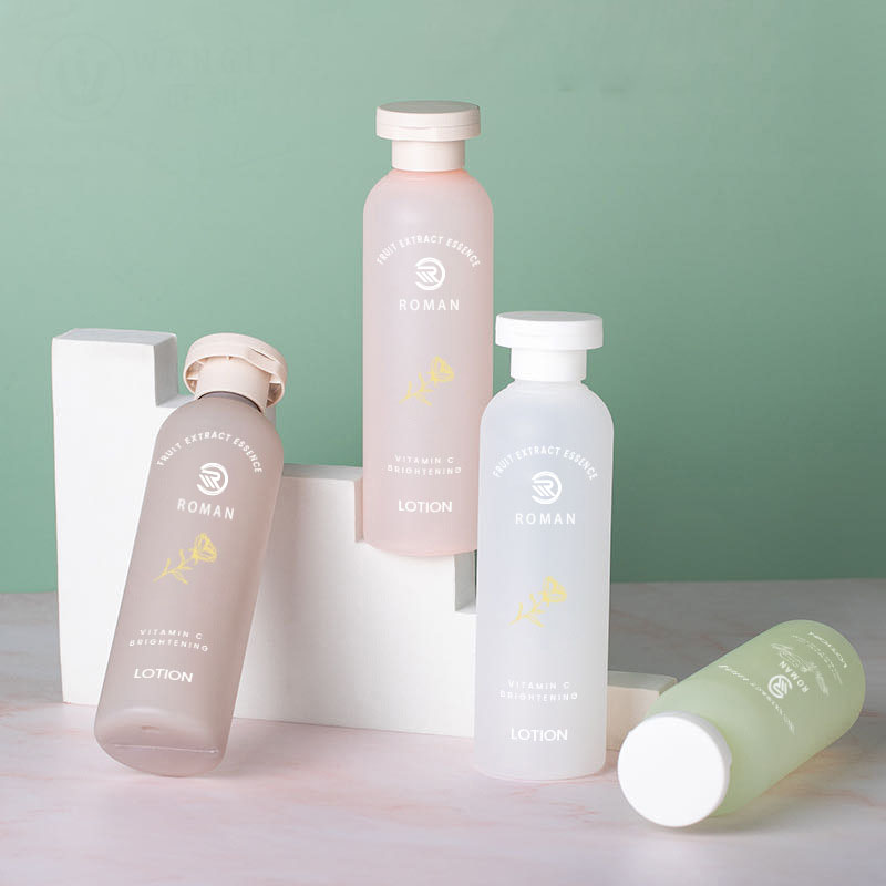 100 ml 150 ml 200 ml 250 ml esenciálny olej Pure Dew Matte Fľaša PET Flip Cover Produkty starostlivosti o pleť Fľaša Fľaša Essence Water Toner