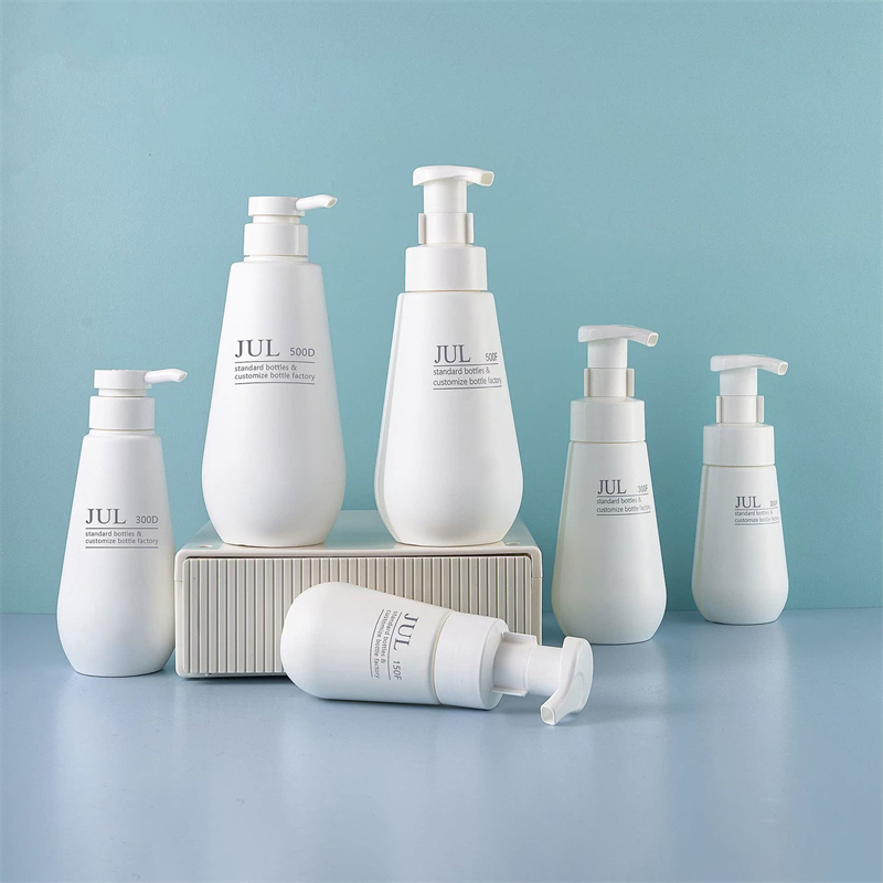 150 ml 200 ml 300 ml Pure White Body Wash Shampoo Pena Pump Fľaša Recyklovateľná fľaša na starostlivosť o telo do kúpeľa Sprchový gél Fľaša pre domáce zvieratá