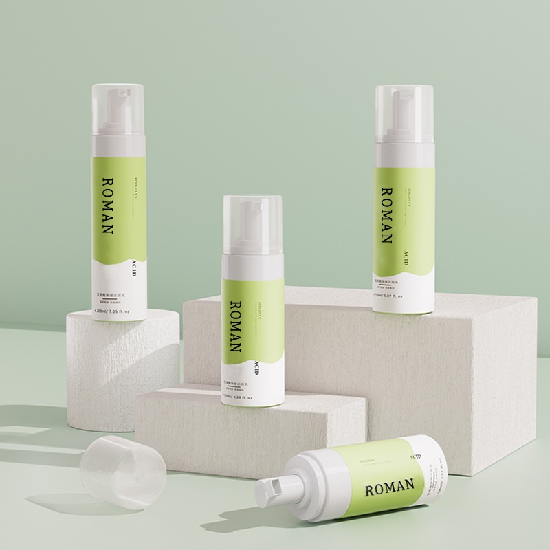 50 ml 80 ml 100 ml 120 ml 150 ml 200 ml Bio fľaša na umývanie tváre Veľkoobchodný predaj privátnej značky Amino Acid Hydratačný čistiaci prípravok na mieru