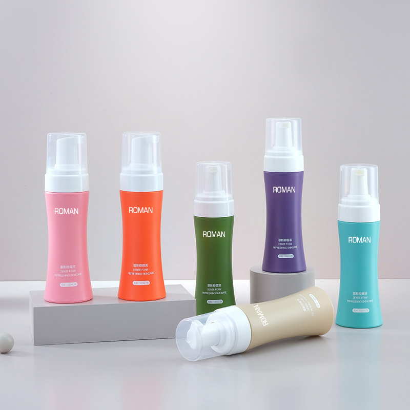 Face Cleanser Hand Sanitizer fľaša tekutej peny 100 ml 120 ml 150 ml 200 ml Dávkovač tekutého mydla Fľaša na tenkú penu v páse