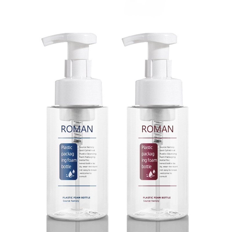 Plastový roztomilý okrúhly dezinfekčný prostriedok na ruky čistiaca penová pumpa fľaša 200 ml 300 ml 500 ml Veľkosť balenia šampónu na čistenie tváre Plastový roztomilý okrúhly dezinfekčný prostriedok na ruky čistiaca penová pumpa fľaša 200 ml 300 ml 500 ml Veľkosť balenia šampónu na čistenie tváre
