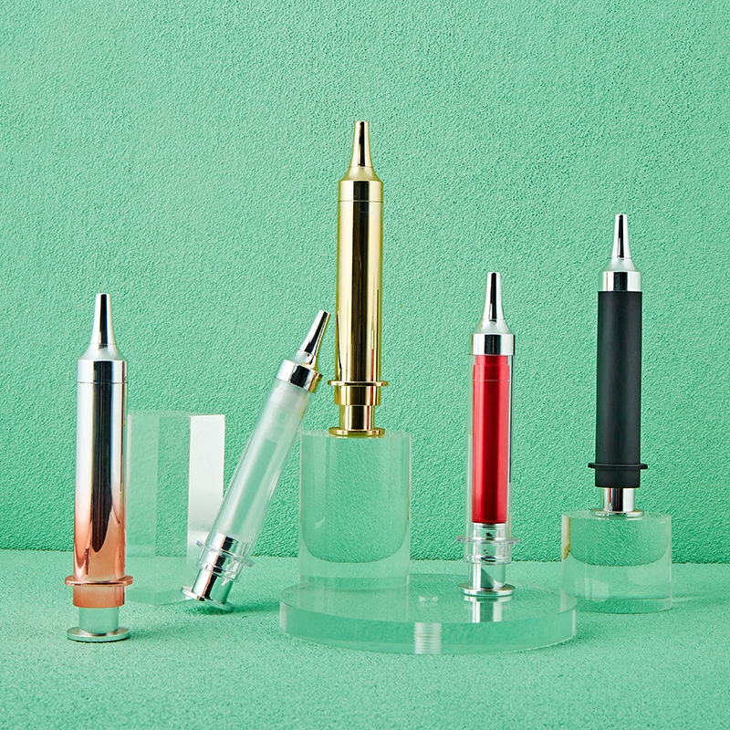 10 ml 15 ml 20 ml Kozmetické očné sérum Krém Injekčná trubica Bezvzduchová fľaša v tvare injekčnej striekačky 10 ml 15 ml 20 ml Kozmetické očné sérum Krém Injekčná trubica Bezvzduchová fľaša v tvare injekčnej striekačky