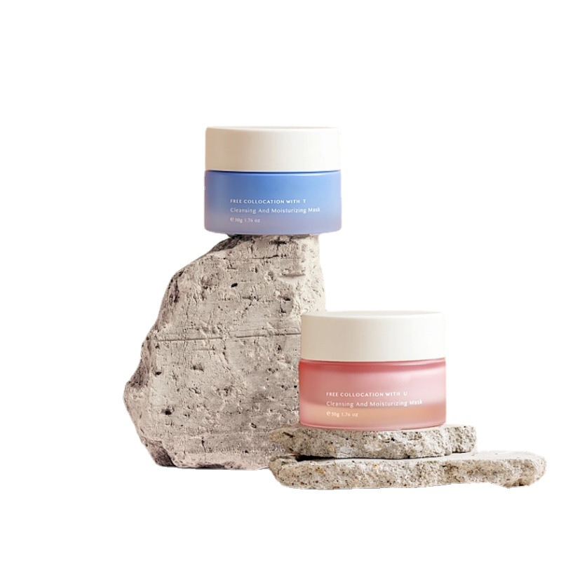 Klasická okrúhla sklenená krémová nádoba Kozmetické balenie pre krém na tvár a očný krém Klasická okrúhla sklenená krémová nádoba Kozmetické balenie pre krém na tvár a očný krém