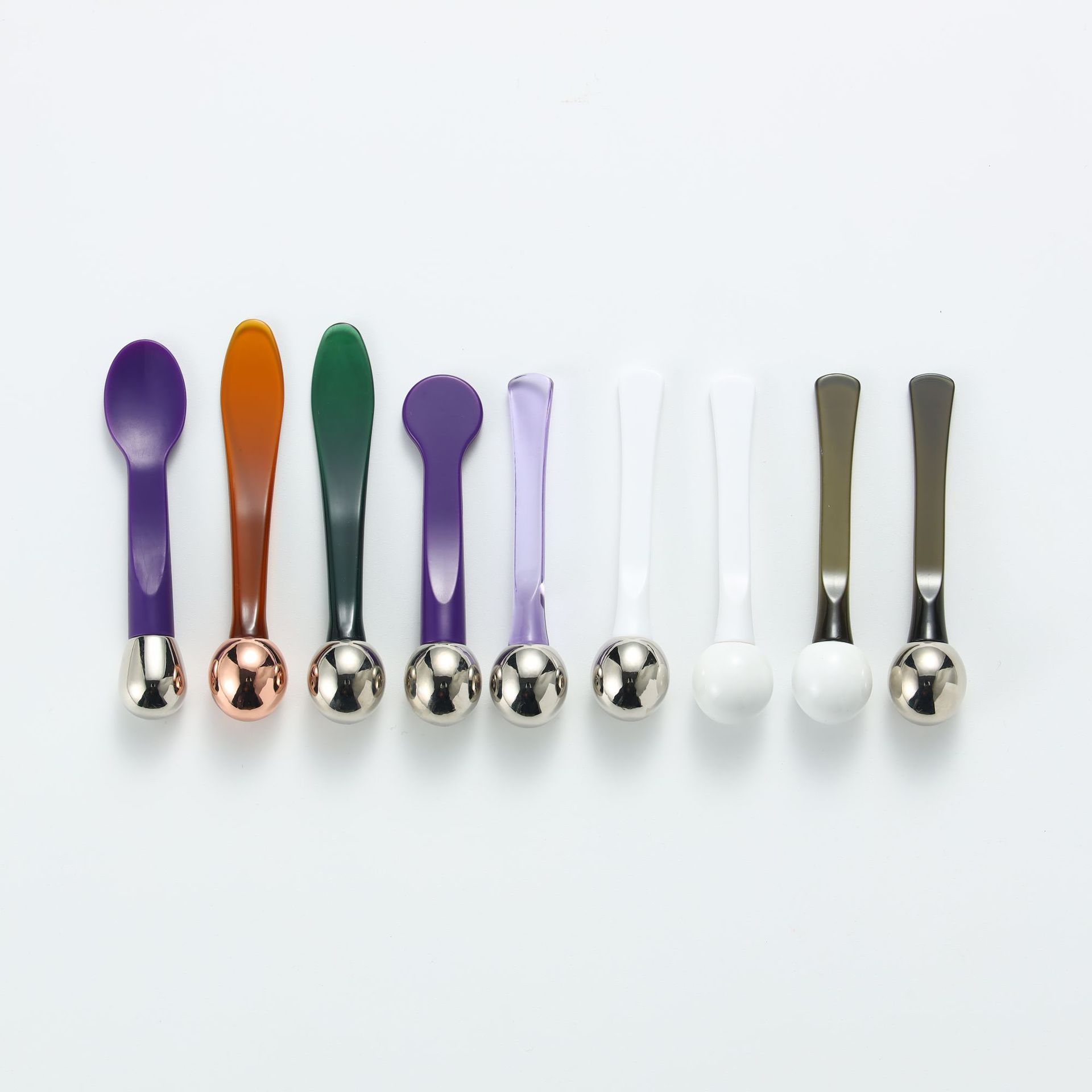 Krémová očná maska na tvár Zlatá kozmetická špachtľa Krémová očná maska na tvár Zlatá kozmetická špachtľa