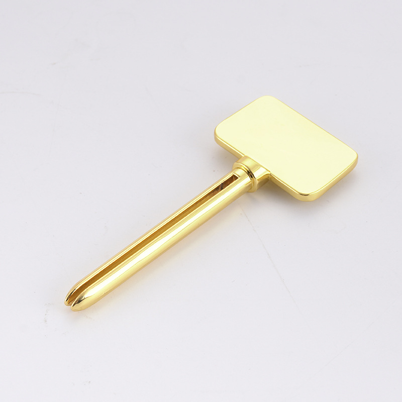 Obdĺžnikový žmýkač rúrok zo zinkovej zliatiny so špicatou špičkou Krémy Nástroj na žmýkanie farieb pre rodinnú toaletu a kúpeľňu Obdĺžnikový žmýkač rúrok zo zinkovej zliatiny so špicatou špičkou Krémy Nástroj na žmýkanie farieb pre rodinnú toaletu a kúpeľňu