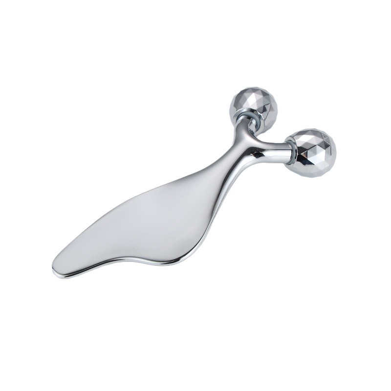 Masážny nástroj na starostlivosť o pleť tvárový valček zinkovej zliatiny Masážny nástroj na starostlivosť o pleť tvárový valček zinkovej zliatiny