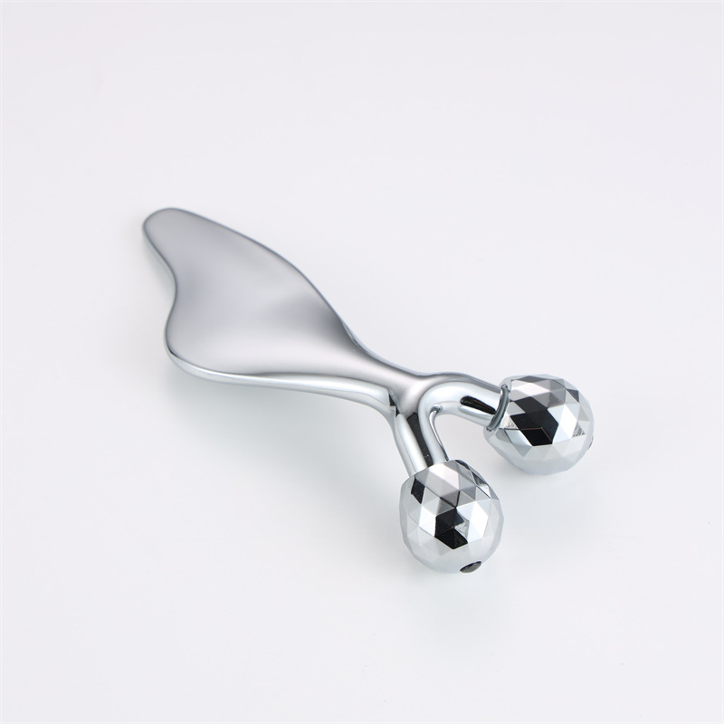 Masážny nástroj na starostlivosť o pleť tvárový valček zinkovej zliatiny Masážny nástroj na starostlivosť o pleť tvárový valček zinkovej zliatiny