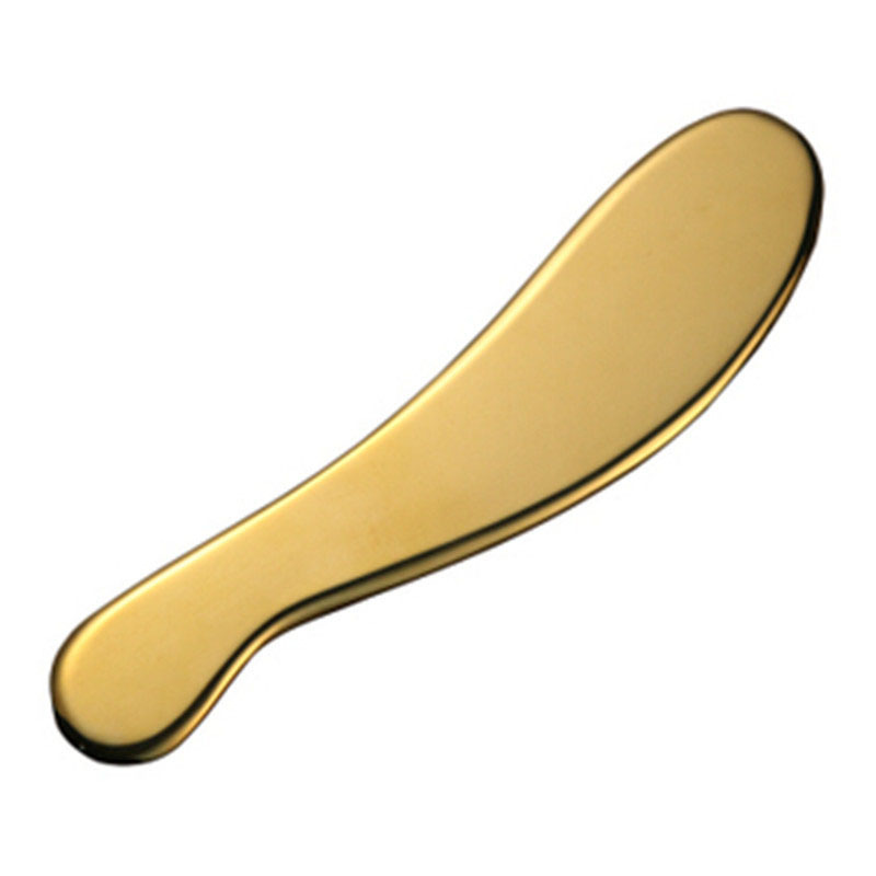 Gua Sha dosky zo zliatiny zinku s reliéfnym a laserovým logom a farebnými možnosťami