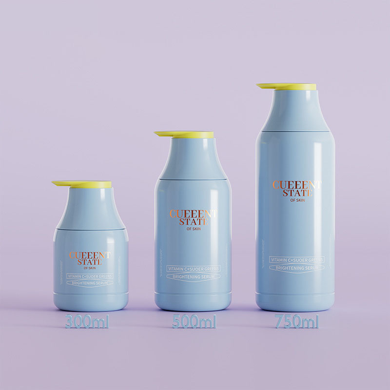 300 ml 500 ml 750 ml Červená Modrá Sivá plastová fľaša na šampón Fľaša na sprchový gél Fľaša na kondicionér