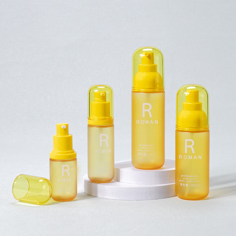 30 ml 50 ml 100 ml 120 ml Pet Yellow Fľaša na odstraňovanie make-upu Fľaša na umývanie tváre s okrúhlym lisom na telový krém 3,5 oz plastová fľaša na mlieko 30 ml 50 ml 100 ml 120 ml Pet Yellow Fľaša na odstraňovanie make-upu Fľaša na umývanie tváre s okrúhlym lisom na telový krém 3,5 oz plastová fľaša na mlieko