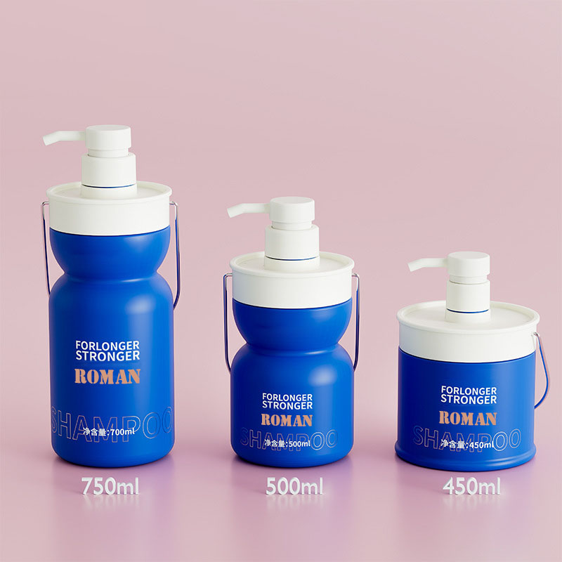 450 ml 500 ml 750 ml plastová fľaša na prázdnu pleťovú vodu pre domáce zvieratá Šampón a kondicionér na detské vlasy Kozmetická nádoba Fľaše detského šampónu