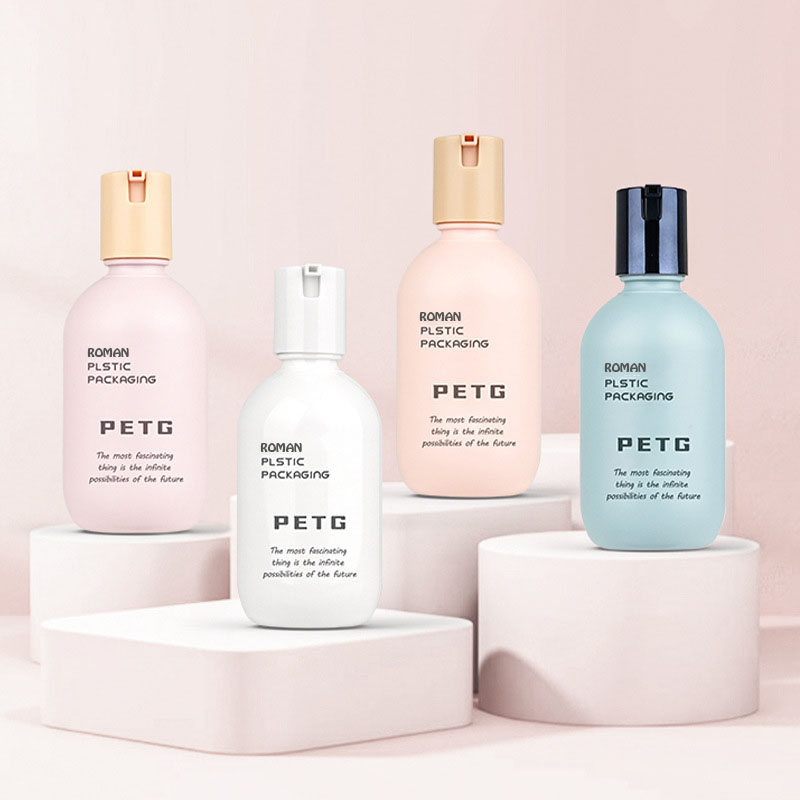 Naplniteľná fľaštička na opaľovací krém s novým dizajnom Spf 50+ 50 ml 80 ml 130 ml kozmetická plastová fľaša s rozprašovačom na opaľovacie mlieko na bielenie pokožky Naplniteľná fľaštička na opaľovací krém s novým dizajnom Spf 50+ 50 ml 80 ml 130 ml kozmetická plastová fľaša s rozprašovačom na opaľovacie mlieko na bielenie pokožky