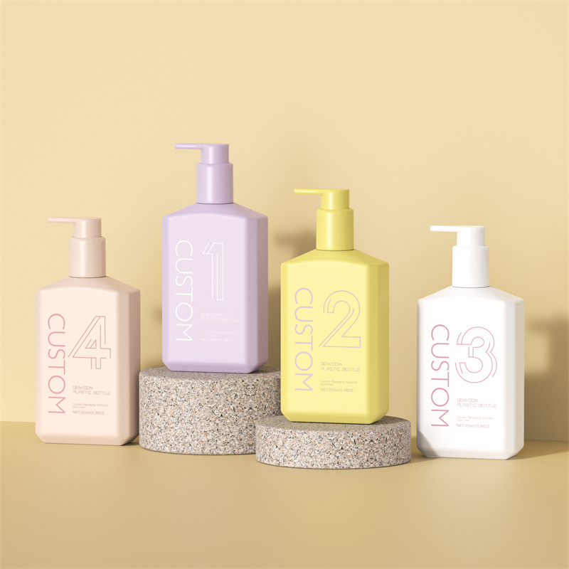 250 ml 10 oz Matné ploché šikmé ramená Fľaštičky na telové mlieko s pumpičkou na ruky Starostlivosť o pleť Detský šampón Sprchové gély Fľaša 250 ml 10 oz Matné ploché šikmé ramená Fľaštičky na telové mlieko s pumpičkou na ruky Starostlivosť o pleť Detský šampón Sprchové gély Fľaša