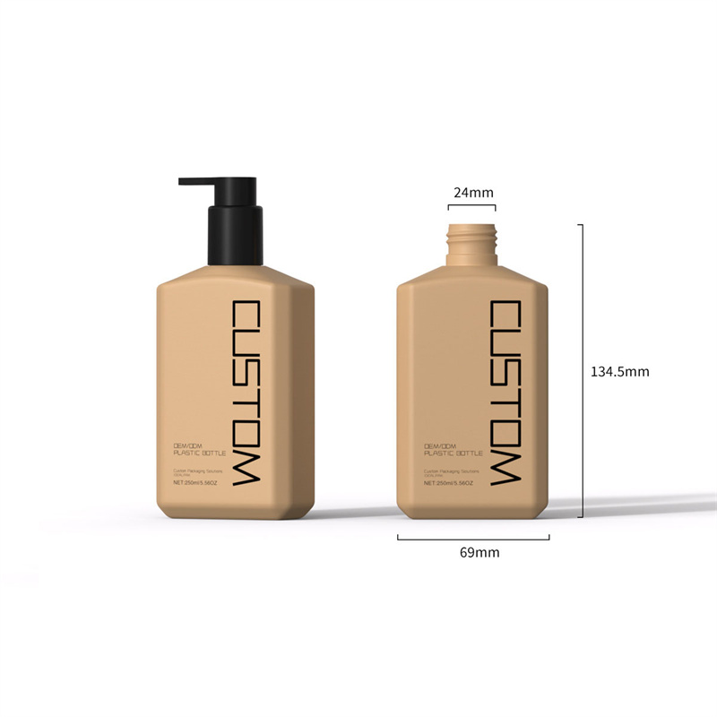 250 ml 10 oz Matné ploché šikmé ramená Fľaštičky na telové mlieko s pumpičkou na ruky Starostlivosť o pleť Detský šampón Sprchové gély Fľaša 250 ml 10 oz Matné ploché šikmé ramená Fľaštičky na telové mlieko s pumpičkou na ruky Starostlivosť o pleť Detský šampón Sprchové gély Fľaša