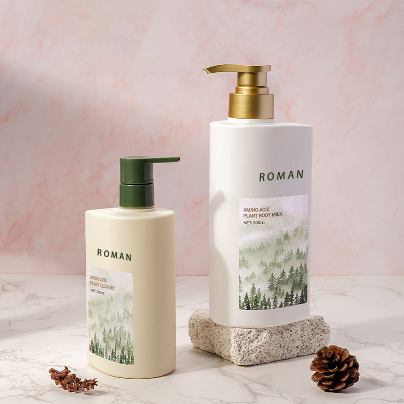 300 ml 500 ml Plastové mlieko Samostatná fľaša na lisovanie Fľaša na ruky Krém do kúpeľa Šampón do kúpeľa Samostatná fľaša Dávkovač mydla