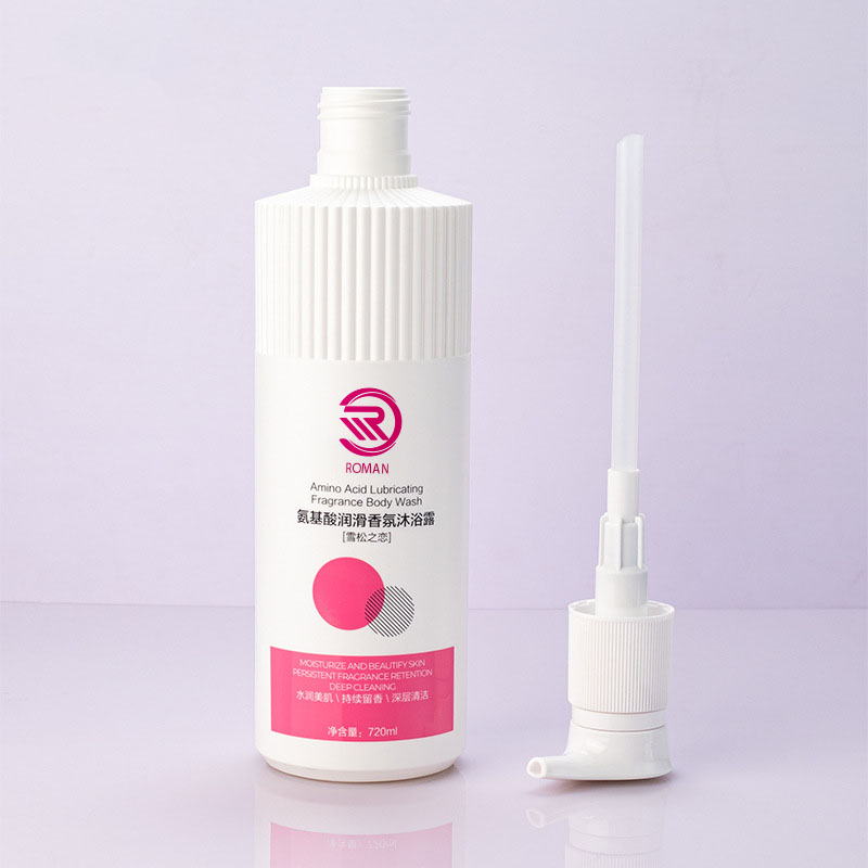 Horúca biela prúžkovaná HDPE plastová fľaša s vlnitým nástavcom 500 ml 700 ml šampón sprchový gél lotion s pumpičkou Vietnam Horúca biela prúžkovaná HDPE plastová fľaša s vlnitým nástavcom 500 ml 700 ml šampón sprchový gél lotion s pumpičkou Vietnam