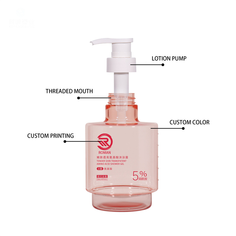 Novinka Prémiová ružová 250 ml 300 ml 400 ml Matná priehľadná prázdna guľatá luxusná starostlivosť o pleť telové sérum s pumpičkou a pleťovou vodou fľaštička s obalom Novinka Prémiová ružová 250 ml 300 ml 400 ml Matná priehľadná prázdna guľatá luxusná starostlivosť o pleť telové sérum s pumpičkou a pleťovou vodou fľaštička s obalom