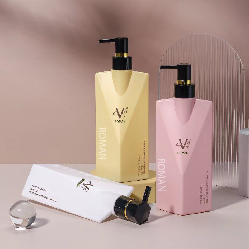 Prémiové plniteľné prázdne zahustené 350 ml fľaštičky s dávkovačom šampónu a kondicionéra s plastovou pumpičkou Balenie starostlivosti o pleť pre krém na tvár Prémiové plniteľné prázdne zahustené 350 ml fľaštičky s dávkovačom šampónu a kondicionéra s plastovou pumpičkou Balenie starostlivosti o pleť pre krém na tvár