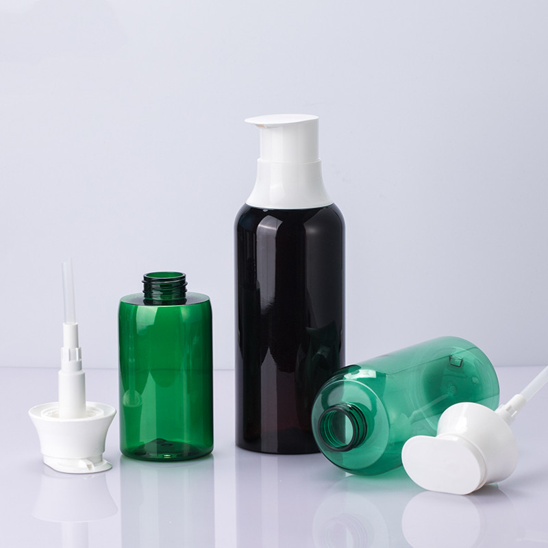 Jedinečná zelená 300 ml 500 ml 650 ml PET New Shape Telové mlieko Krém Prázdna fľaša fľaša šampónu s okrúhlym ramenom s pumpičkou na starostlivosť o pleť Jedinečná zelená 300 ml 500 ml 650 ml PET New Shape Telové mlieko Krém Prázdna fľaša fľaša šampónu s okrúhlym ramenom s pumpičkou na starostlivosť o pleť