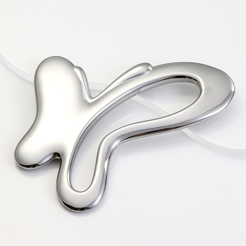 Butterfly Zinková zliatina Gua Sha Tool Ručné kozmetické nástroje Prenosný očný krém s tyčinkovým masérom Butterfly Zinková zliatina Gua Sha Tool Ručné kozmetické nástroje Prenosný očný krém s tyčinkovým masérom