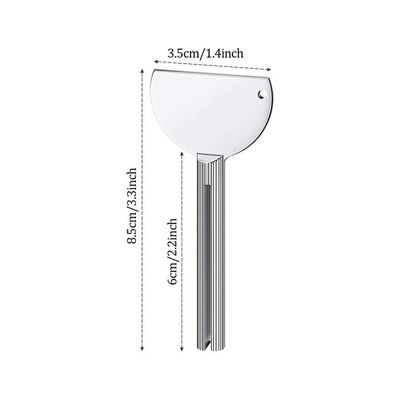 Kovová vytláčacia pasta na kozmetiku pre domácnosť Dávkovač krémovej pasty na starostlivosť o pleť Doplnok na použitie v domácej spálni Kovová vytláčacia pasta na kozmetiku pre domácnosť Dávkovač krémovej pasty na starostlivosť o pleť Doplnok na použitie v domácej spálni