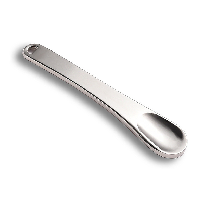 Kovová kozmetická lyžičková stierka na miešanie make-upu Kovová kozmetická lyžičková stierka na miešanie make-upu