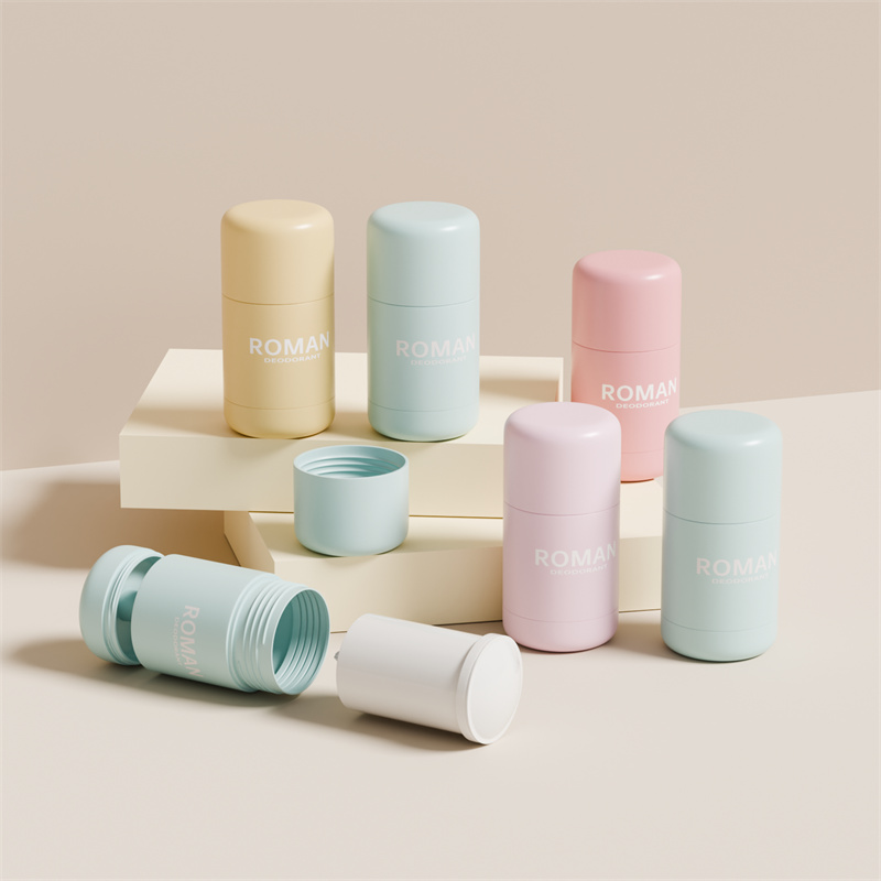 Prázdna nádoba na starostlivosť o pleť 30 g 50 g plastová nádoba na dezodorant s naplnenou fľašou