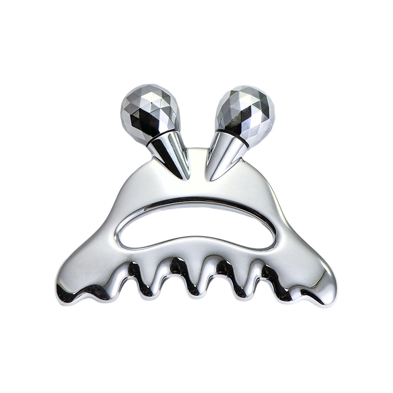 Masážny valček na tvár zo zinkovej zliatiny s masážou hlavy